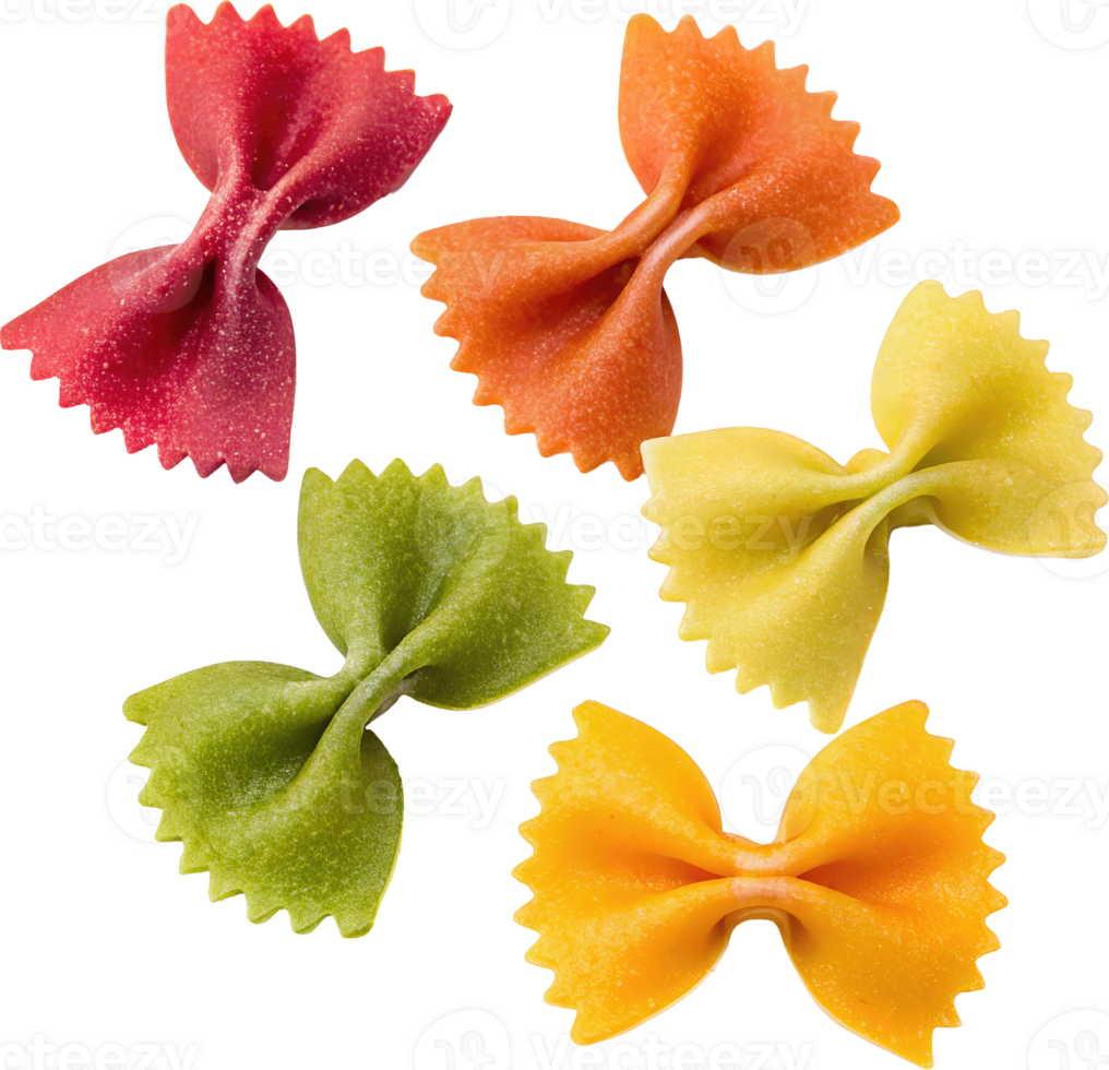 Vibrant Farfalle Pasta png