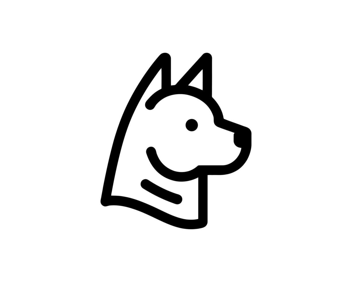 dog logo for pet-related branding vector