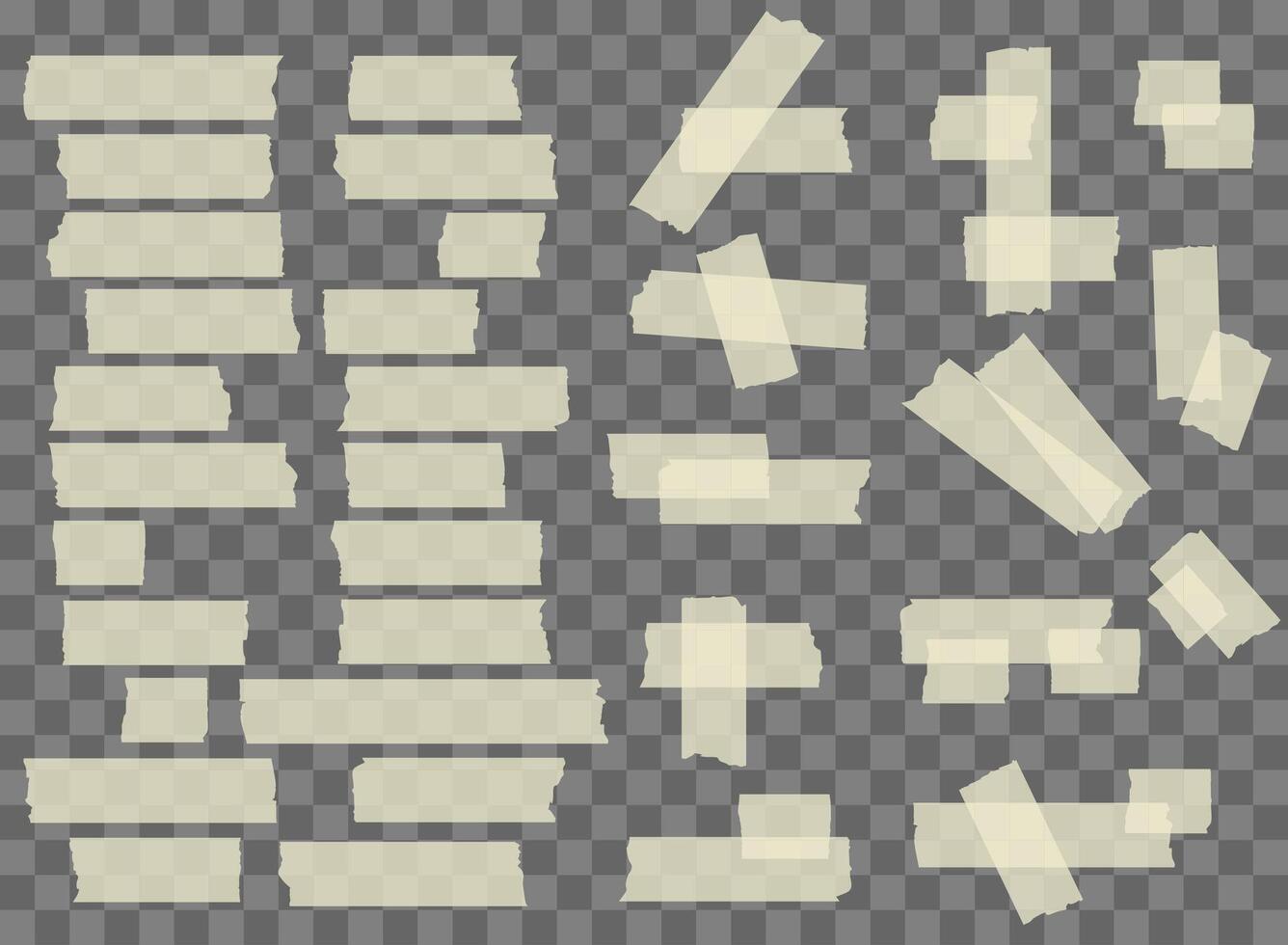 Realistic adhesive tape, masking tape vector