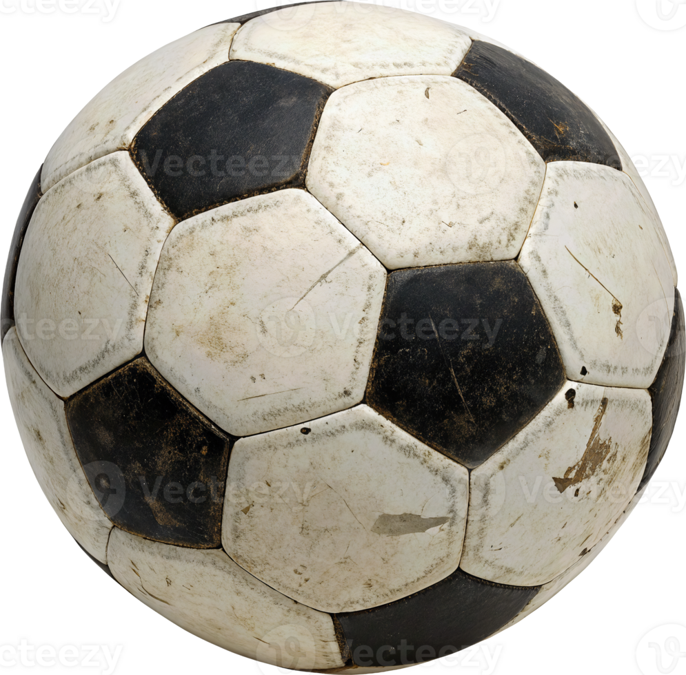 Classic Worn Soccer Ball png
