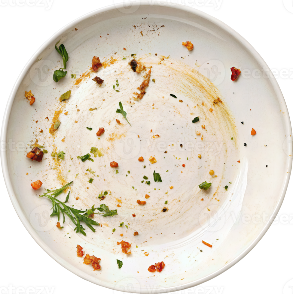 Empty Plate After Meal png