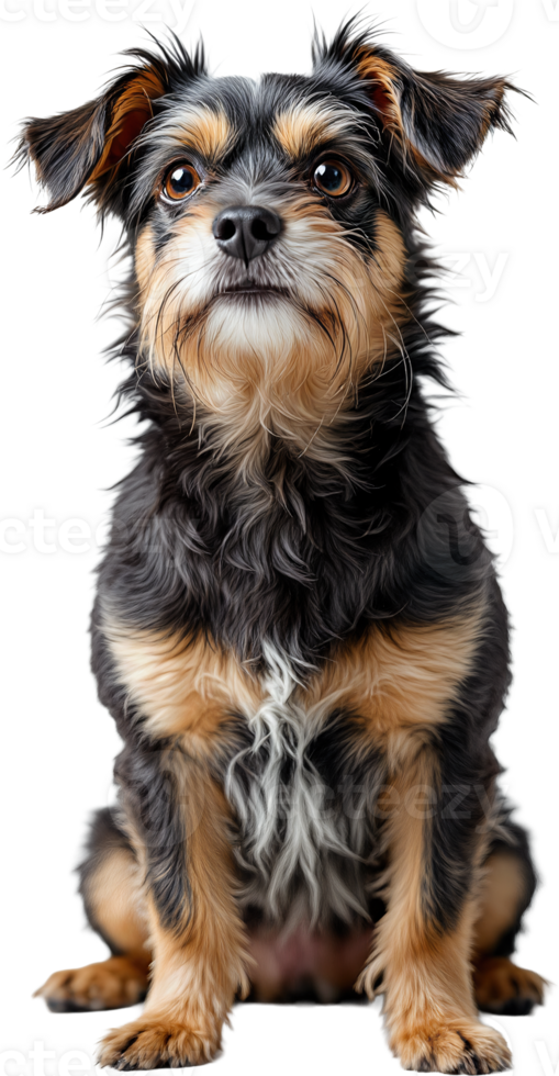 Charming Dog with Flair png