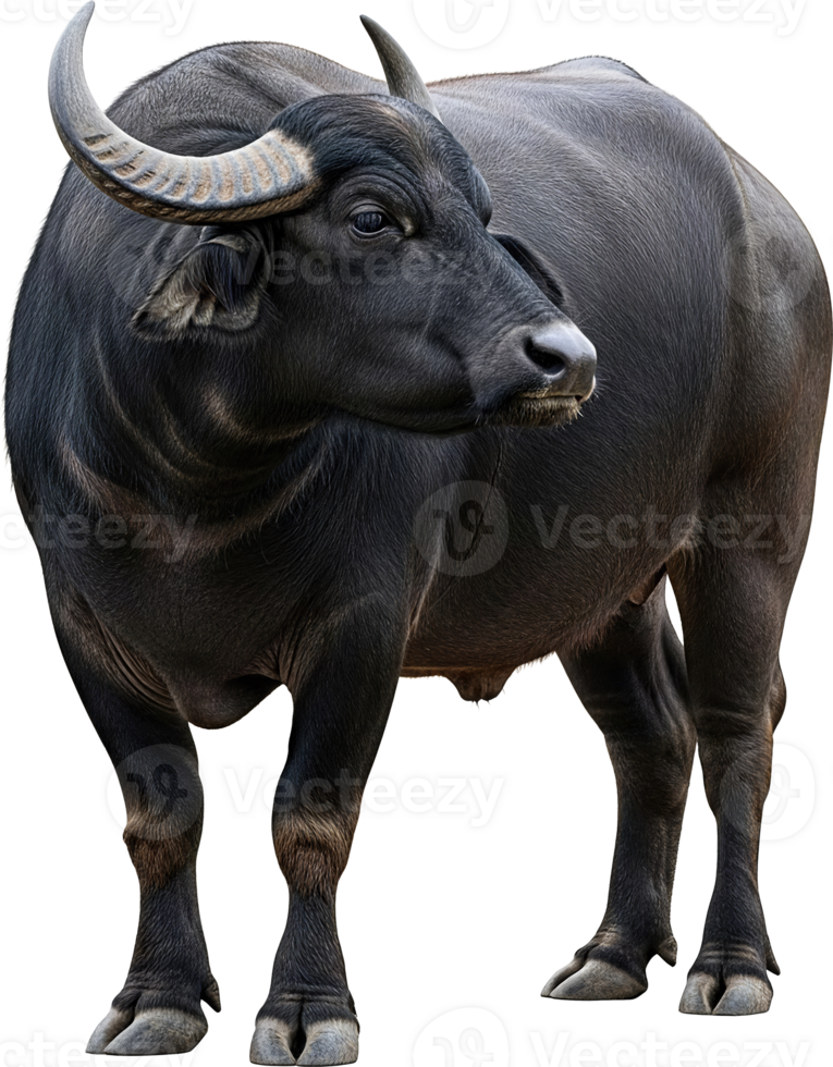 Elegant Black Buffalo png