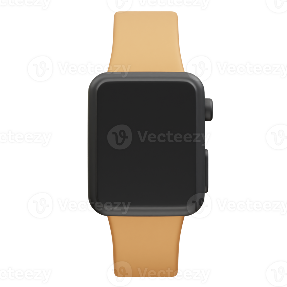 smartwatch icon 3d illustration render png