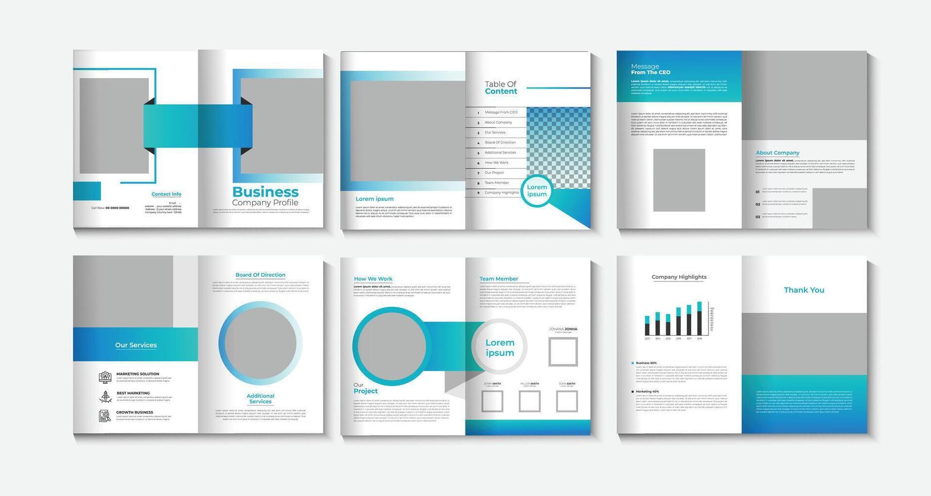 Brochure design template 2026 vector