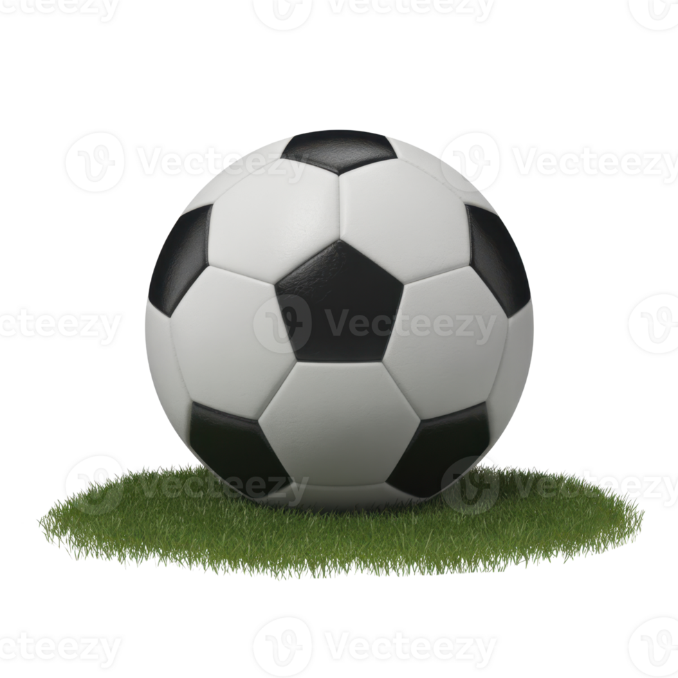 Realistic Spherical Object on Green Field Texture With Shadow and Subtle Reflection On Transparent Background png
