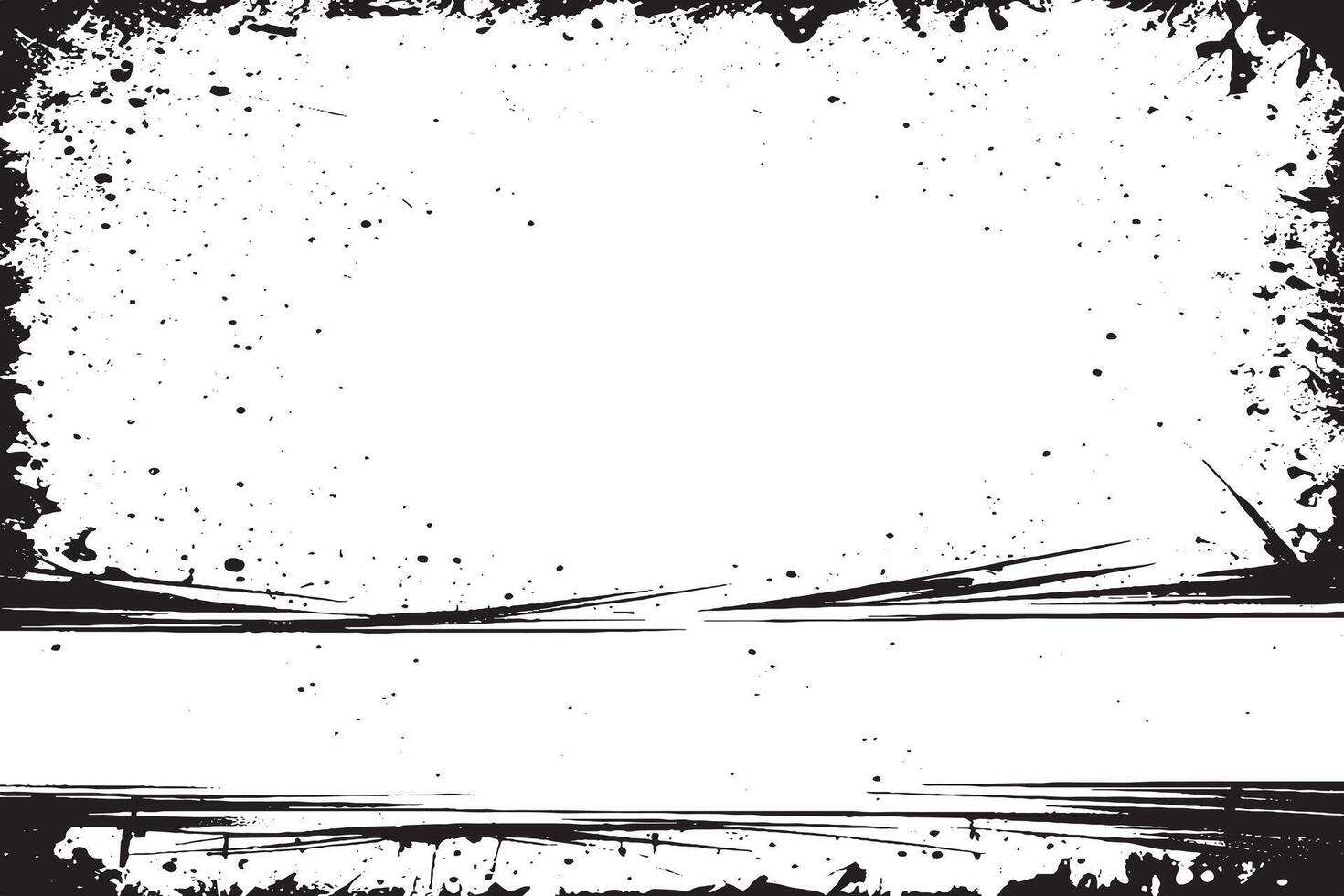Download this grunge ink frame with splatter and brush strokes. Perfect for posters, flyers, backgrounds, and creative print or digital design. Free for personal and commercial use. vector