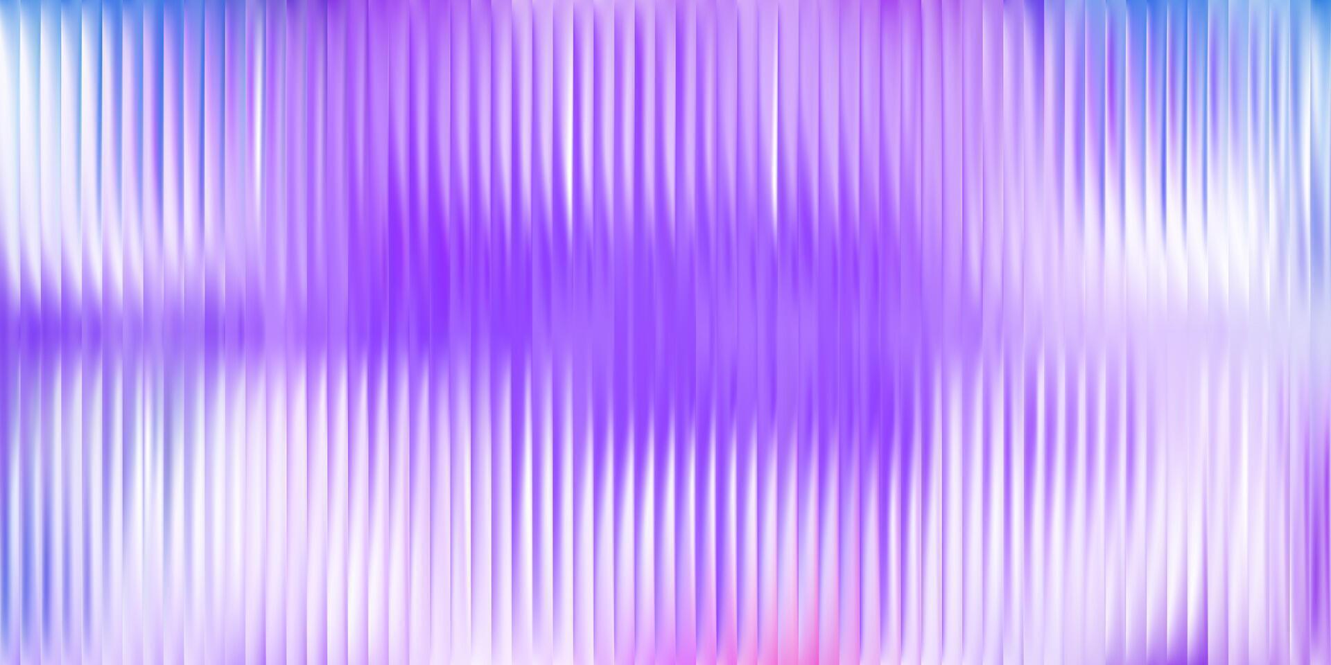 Elegant illustration of an abstract purple glass distortion background with a soft, blurred gradient and vertical streaks. The modern, aesthetic look makes it perfect for web design, posters, branding, and artistic compositions. vector