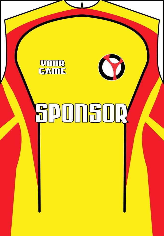 yellow and red Trendy Customizable TShirt Design Templates Editable for Fashion Apparel Branding vector