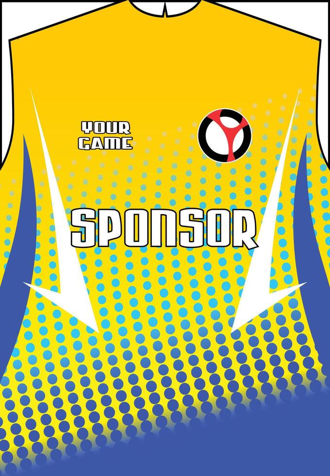 golden yellow and droyal blue coloue Trendy Customizable TShirt Design Templates Editable for Fashion Apparel Branding vector