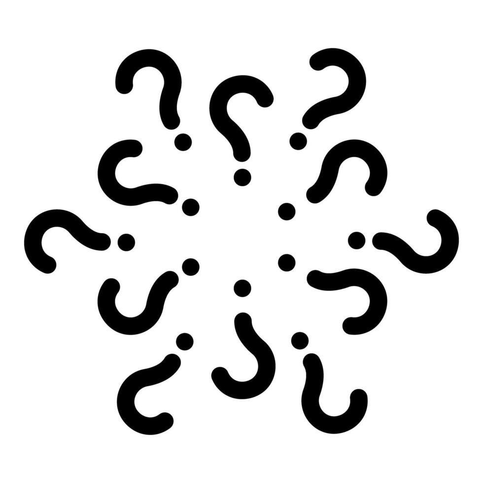 Signs of questions Sign question icon black vector