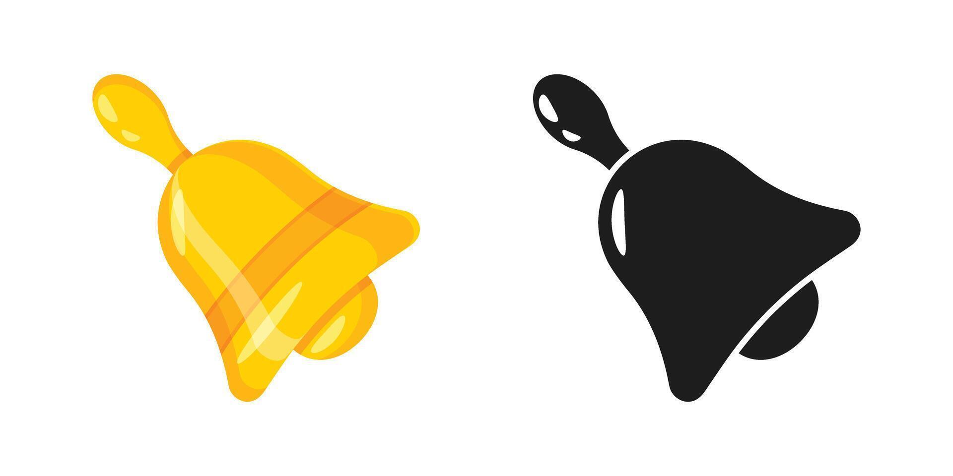 A black and yellow liquid is shown in two different styles vector