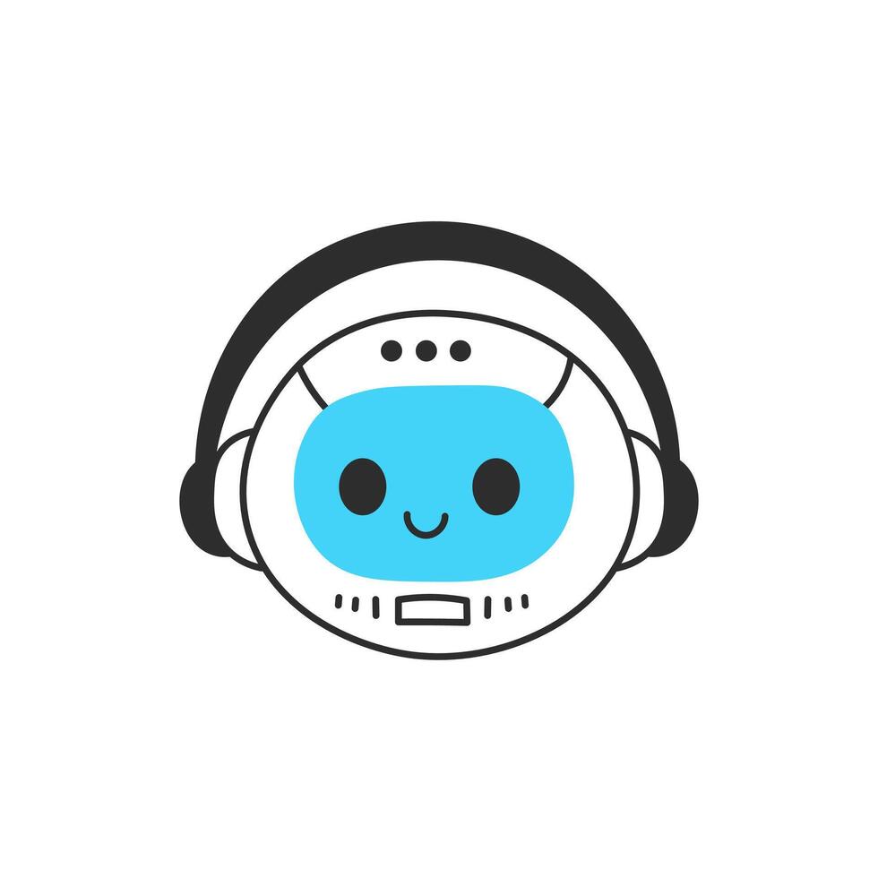 Tech Bot Avatar Icon vector