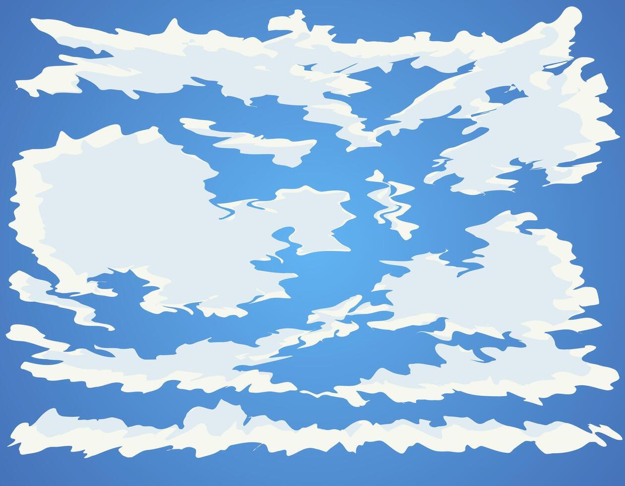 Illustration of a background with clouds. Clouds in the sky. Abstract clouds in the sky. vector