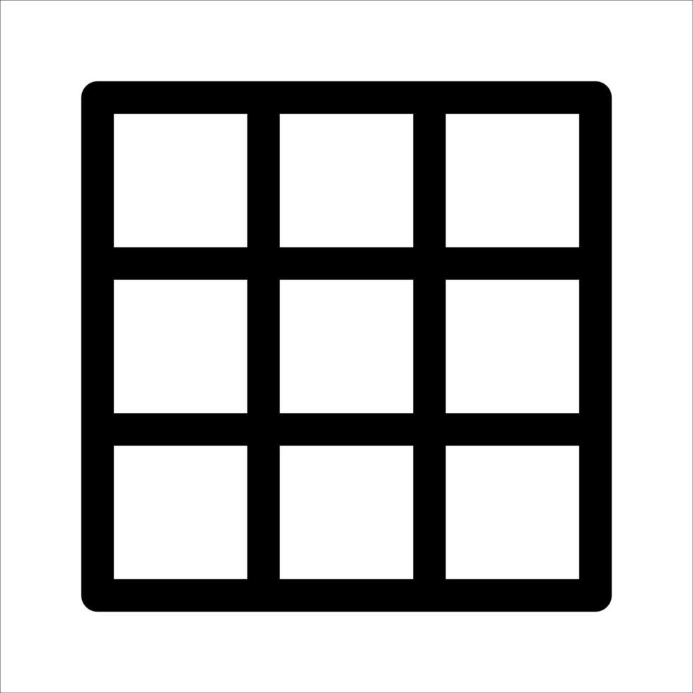 A unique square with four squares in it vector