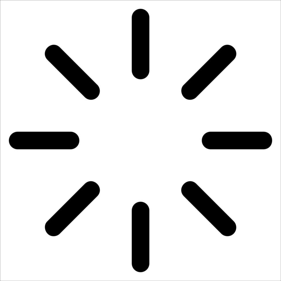 A unique black and white icon of a star in white background vector