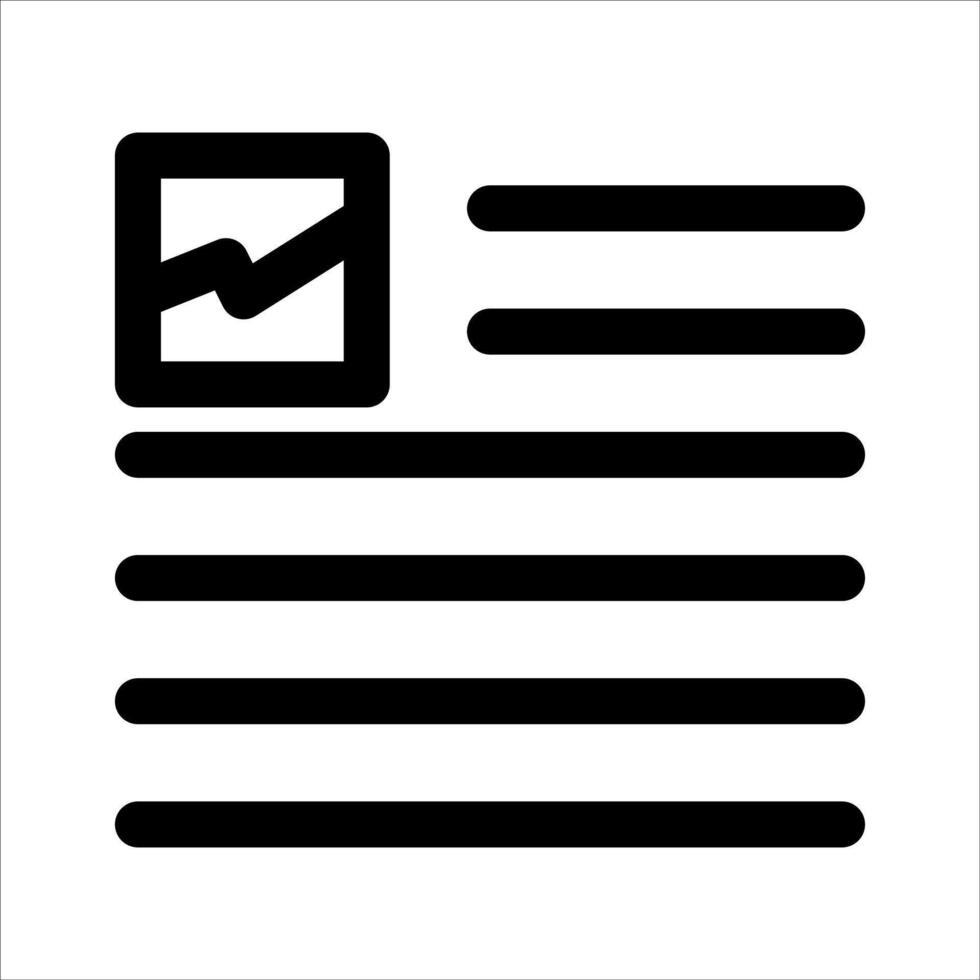 A new unique icon of a document vector