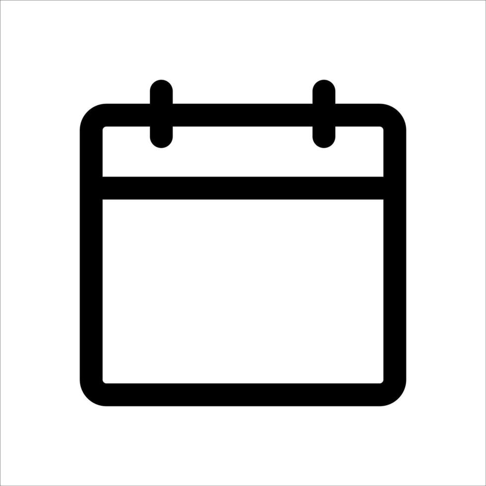 A new unique calendar icon on a white background vector