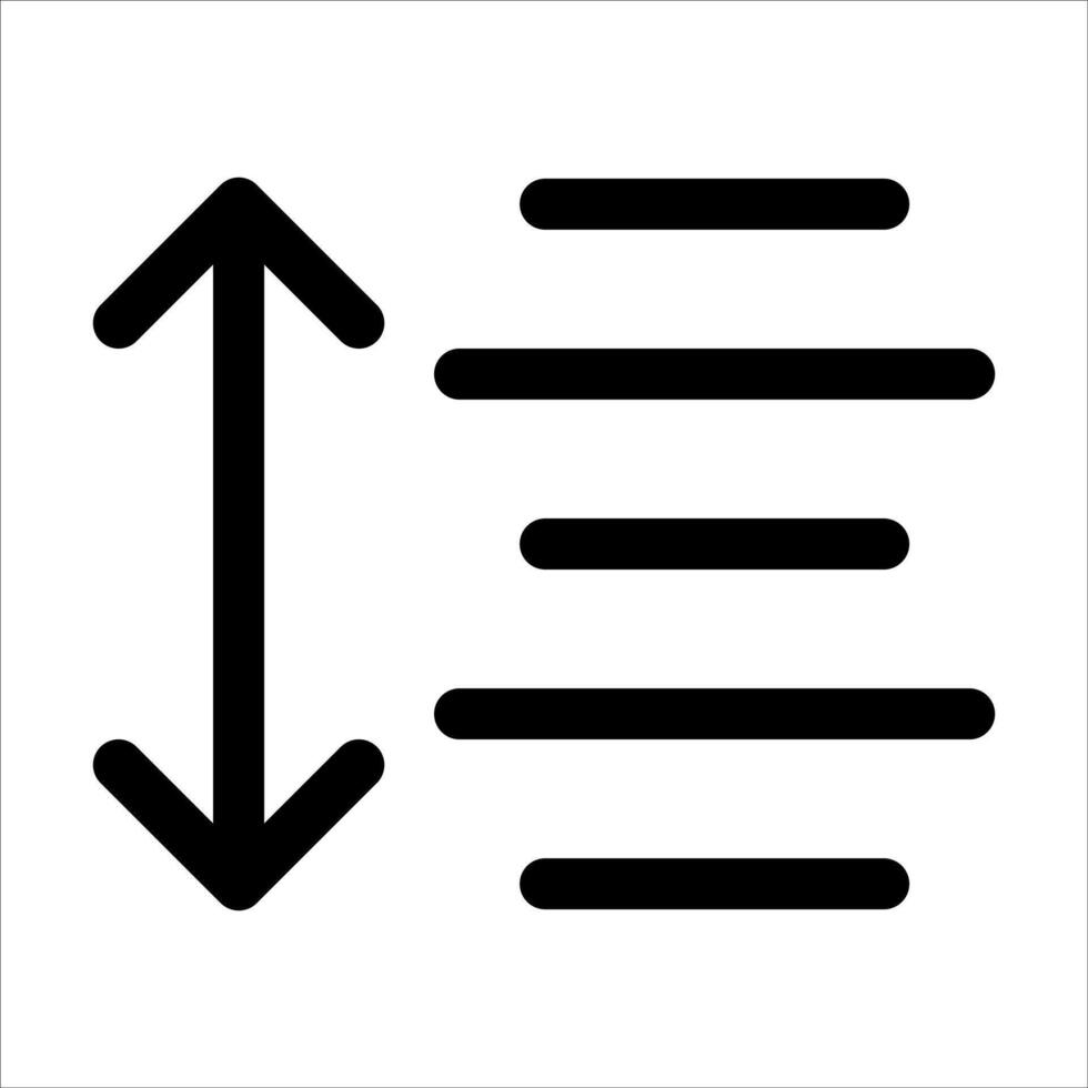 A new unique white icon of an arrow pointing up vector