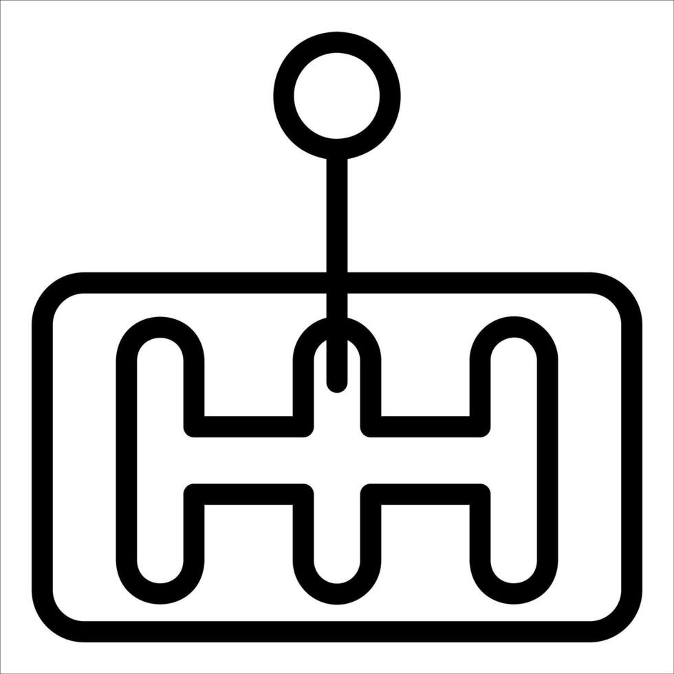 A unique black and white icon of a car with a steering wheel vector