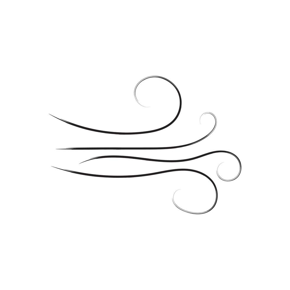 wind Windy weather icon vector