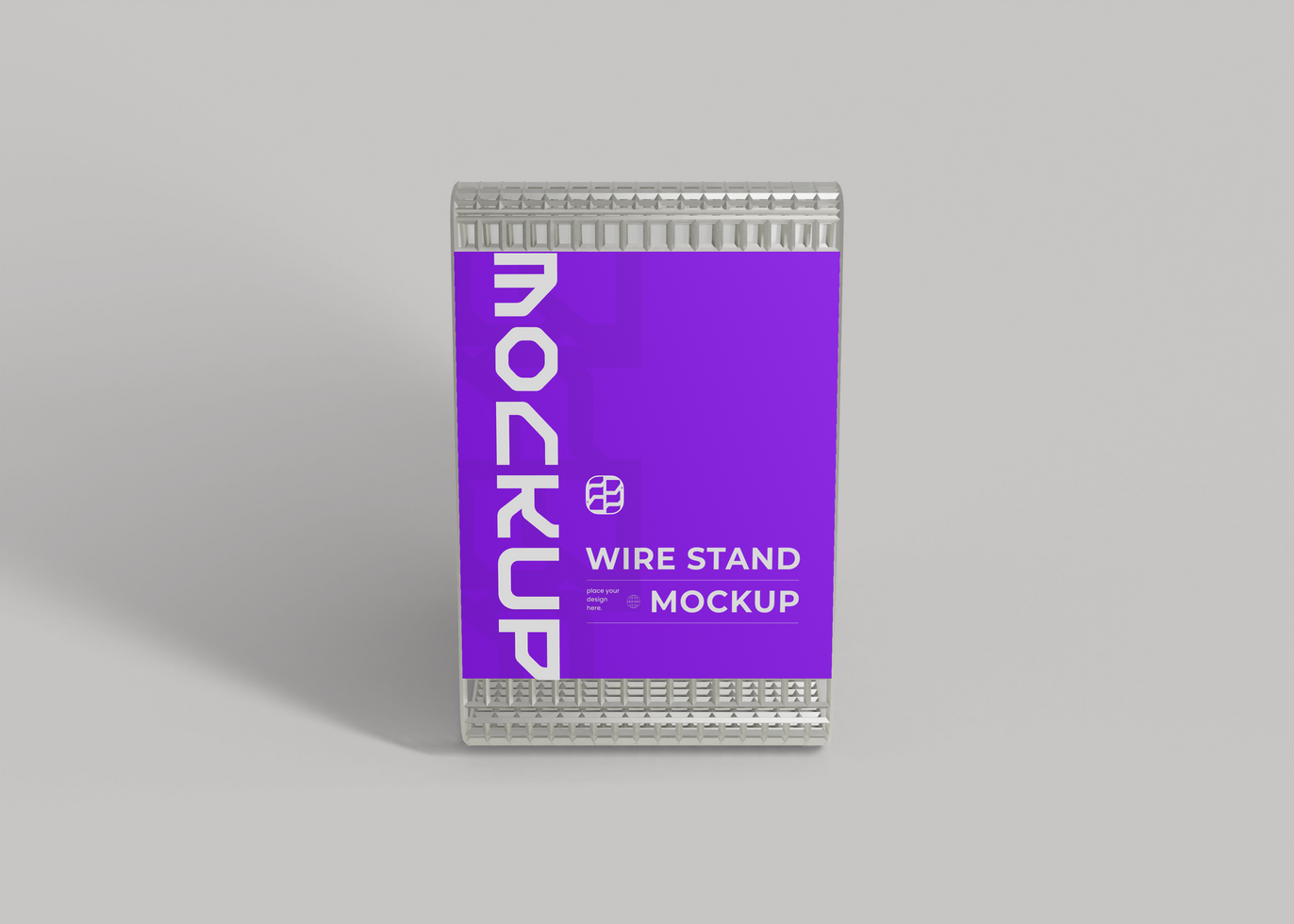 Minimal Wire Stand Display Mockup psd