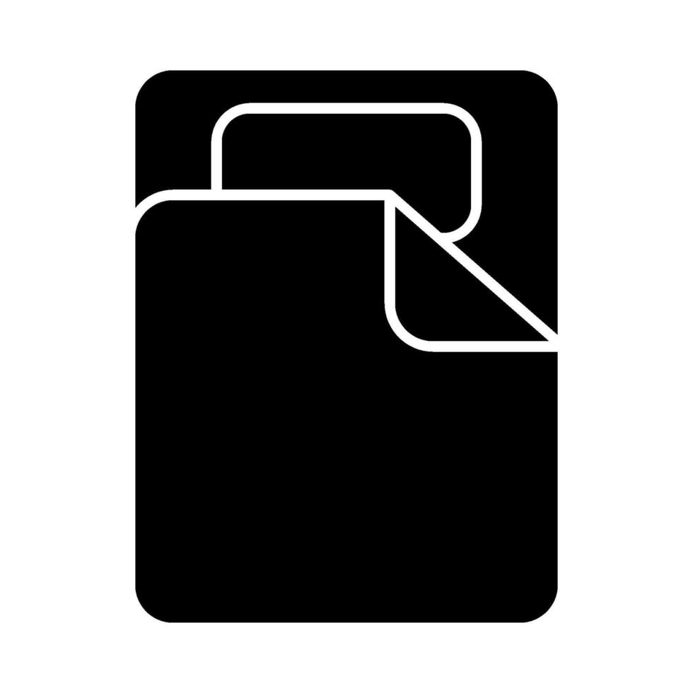 sleeping bag solid icon vector