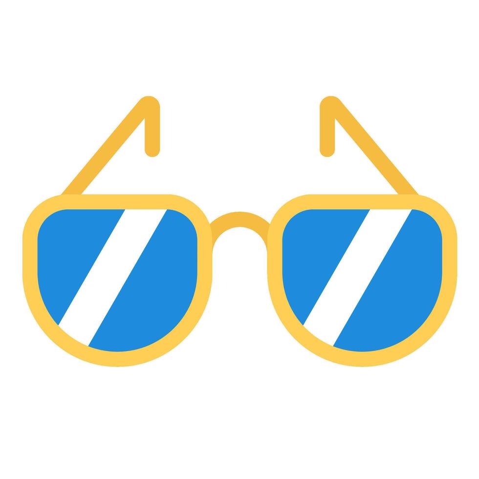 sunglasses flat icon vector