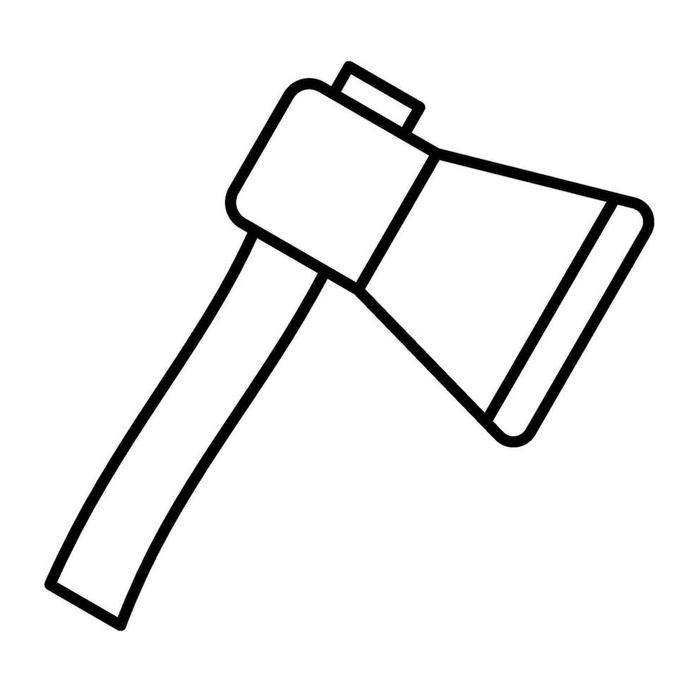 ax outline icon vector