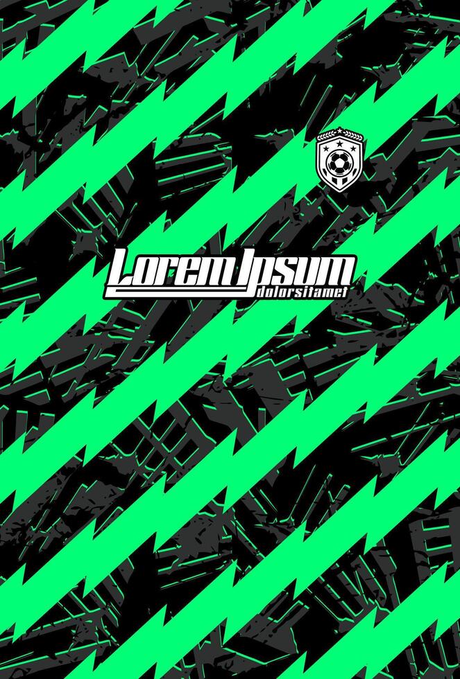 Abstract background for sports jersey pattern grunge brush green vector