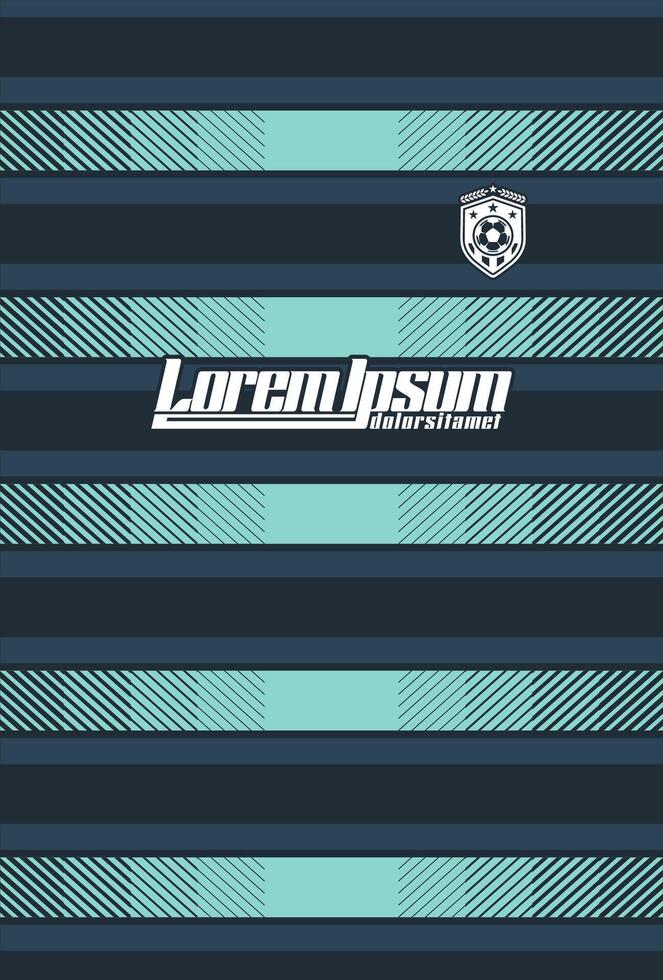 Abstract background for sports jersey pattern tosca blue green vector