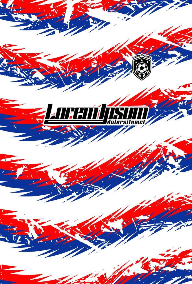 Abstract background for sports jersey pattern grunge zig zag vector