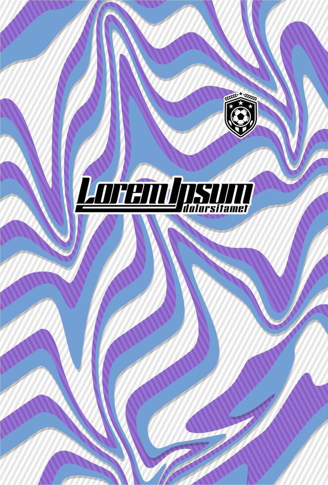 Abstract background for sports jersey pattern liquid purple blue vector