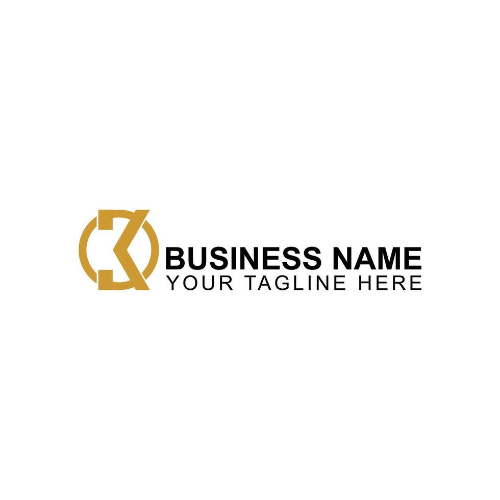letter k logo design for business or corporation with creative illustration vector