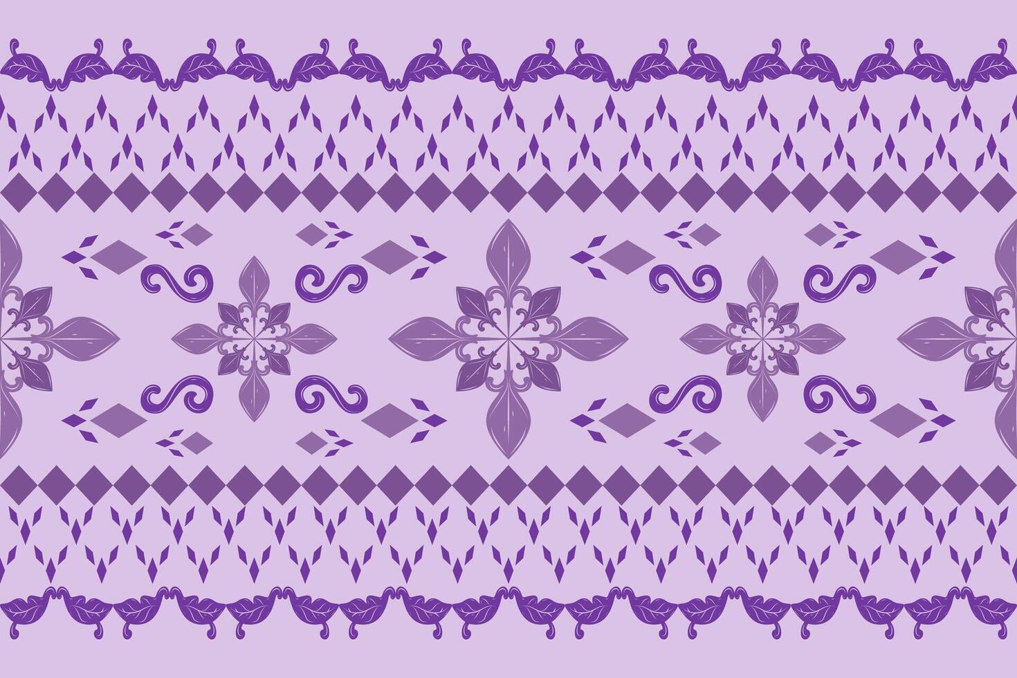 Delicate Handicraft Silk Weaves Needlecraft Elaborate Homespun Traditional Ethnic Motif Pattern Lavender Purple Color. Elegant Pattern Motif Florals Abstract Design for Scarf Knit Embroidery Crochet vector