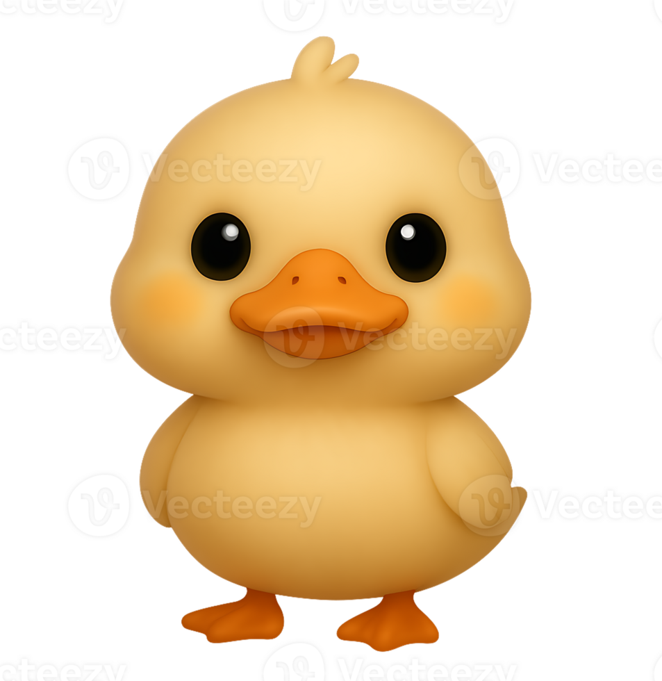 3D Cute Duck png