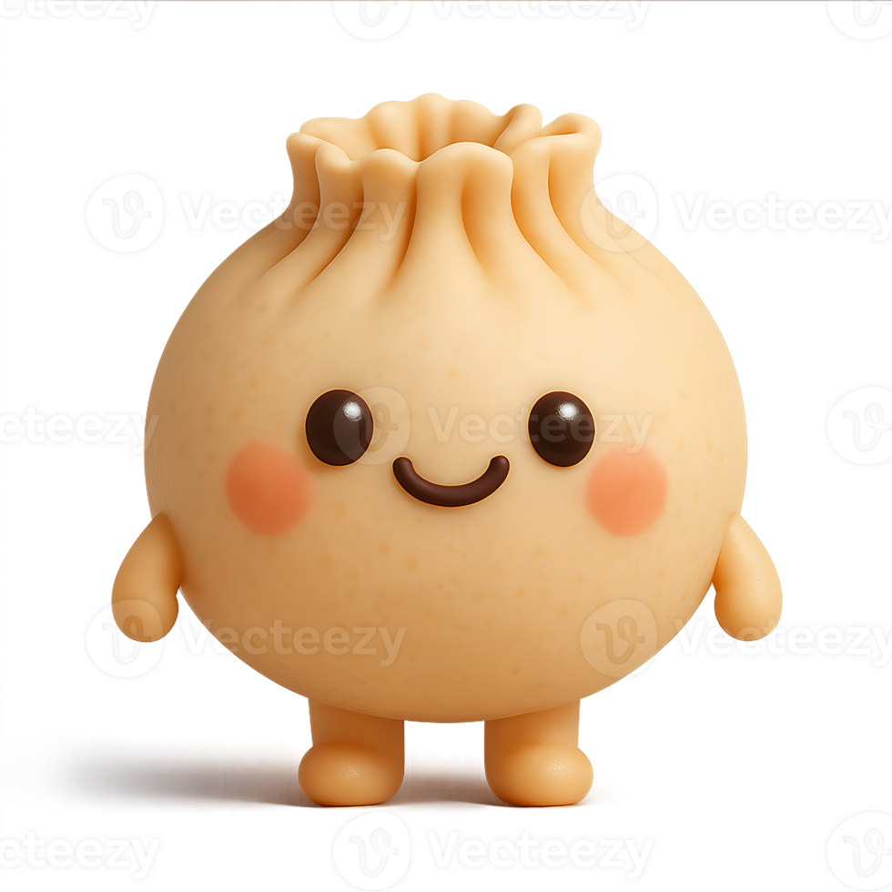 3D Siomay Mascot png