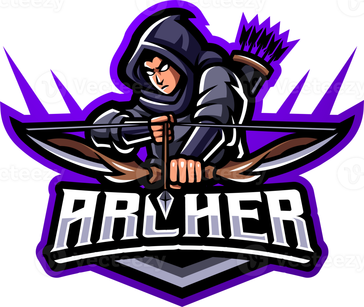 Archer esport mascot logo png