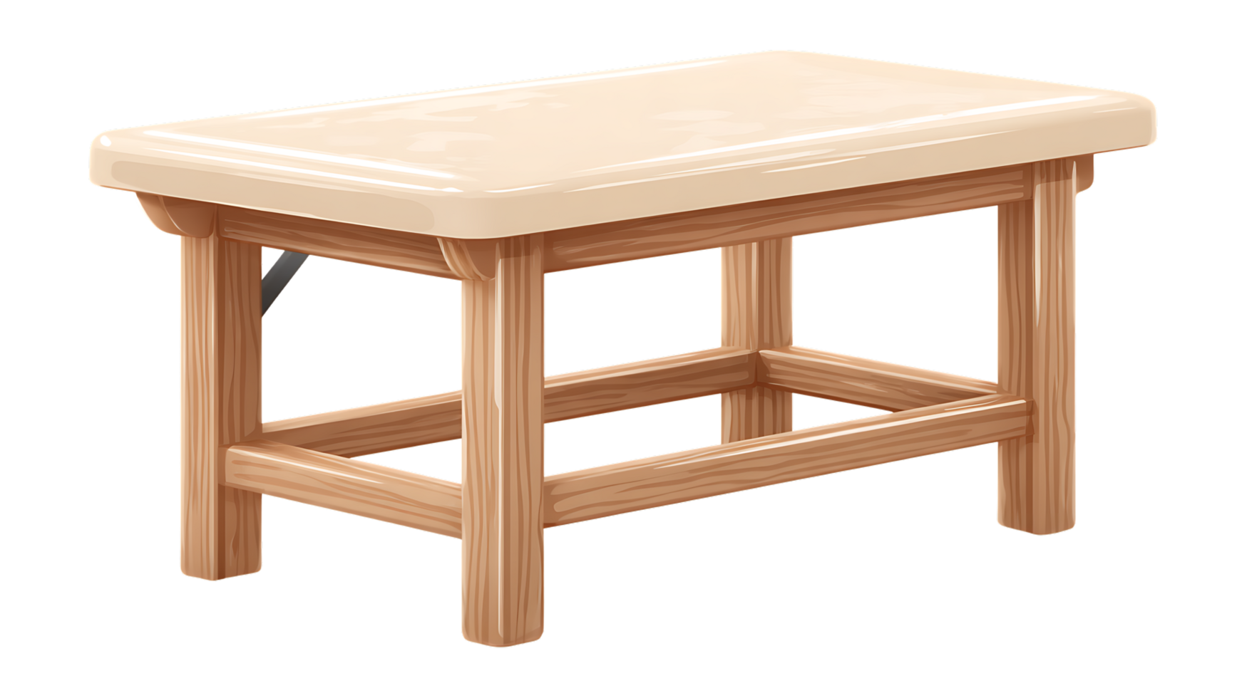 Simple Wooden Table with Sleek Design for Home and Office Use png