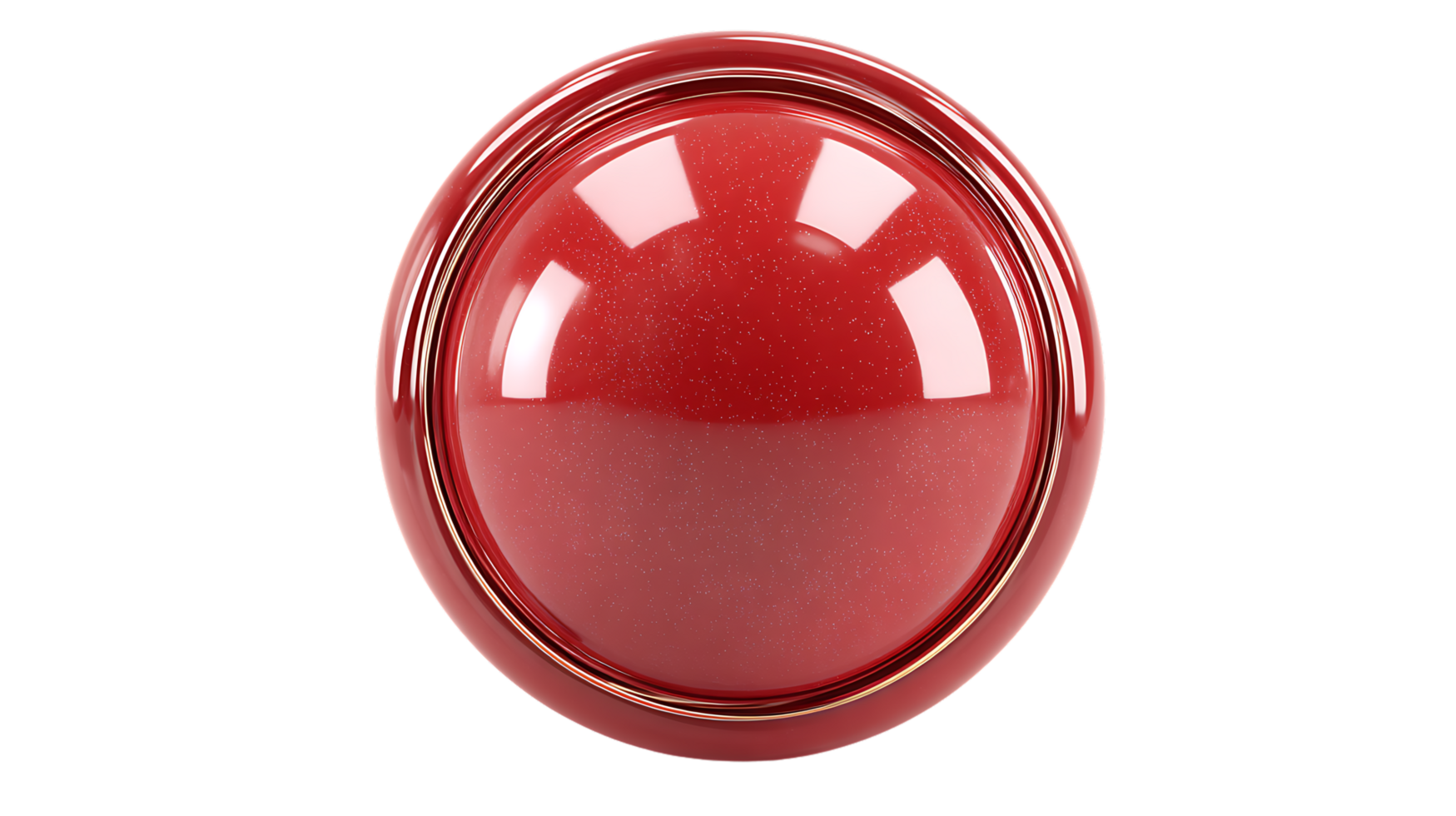 vermelho lustroso esfera botão 3d render abstrato gráfico elemento local na rede Internet ícone Projeto png