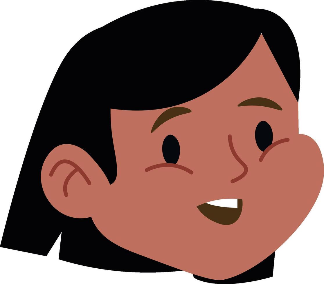Smiling Child Portrait vector