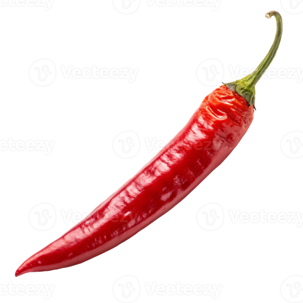a red chili pepper on a transparent background png