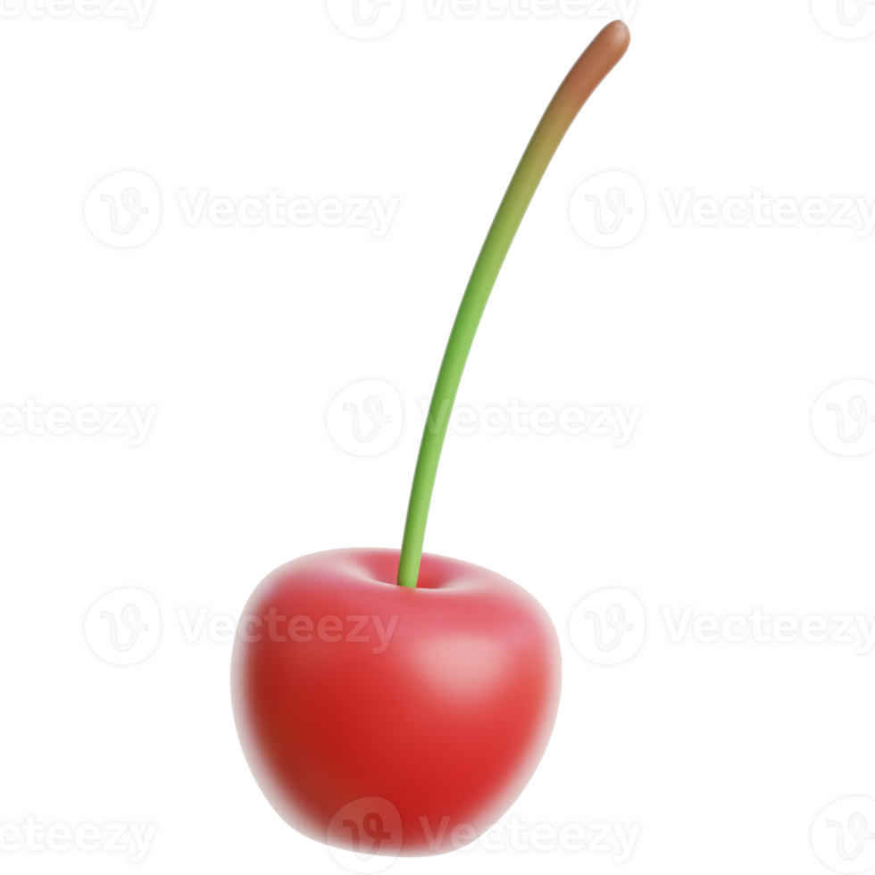 3d Cherry Fruit Illustration png