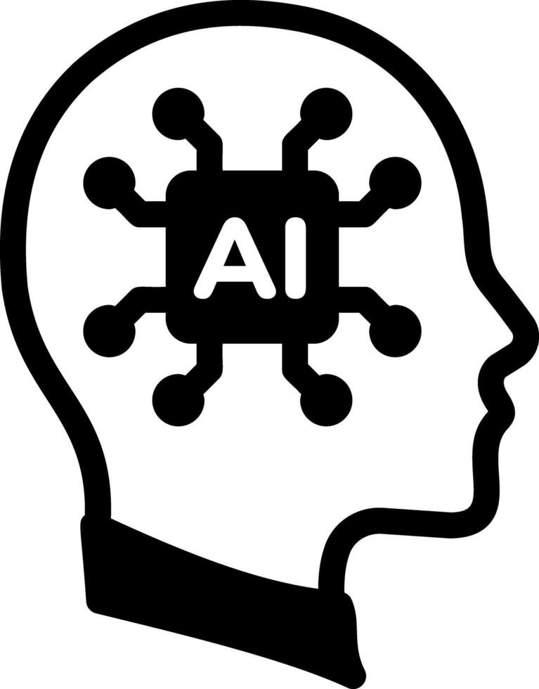Solid style icon of concept vector