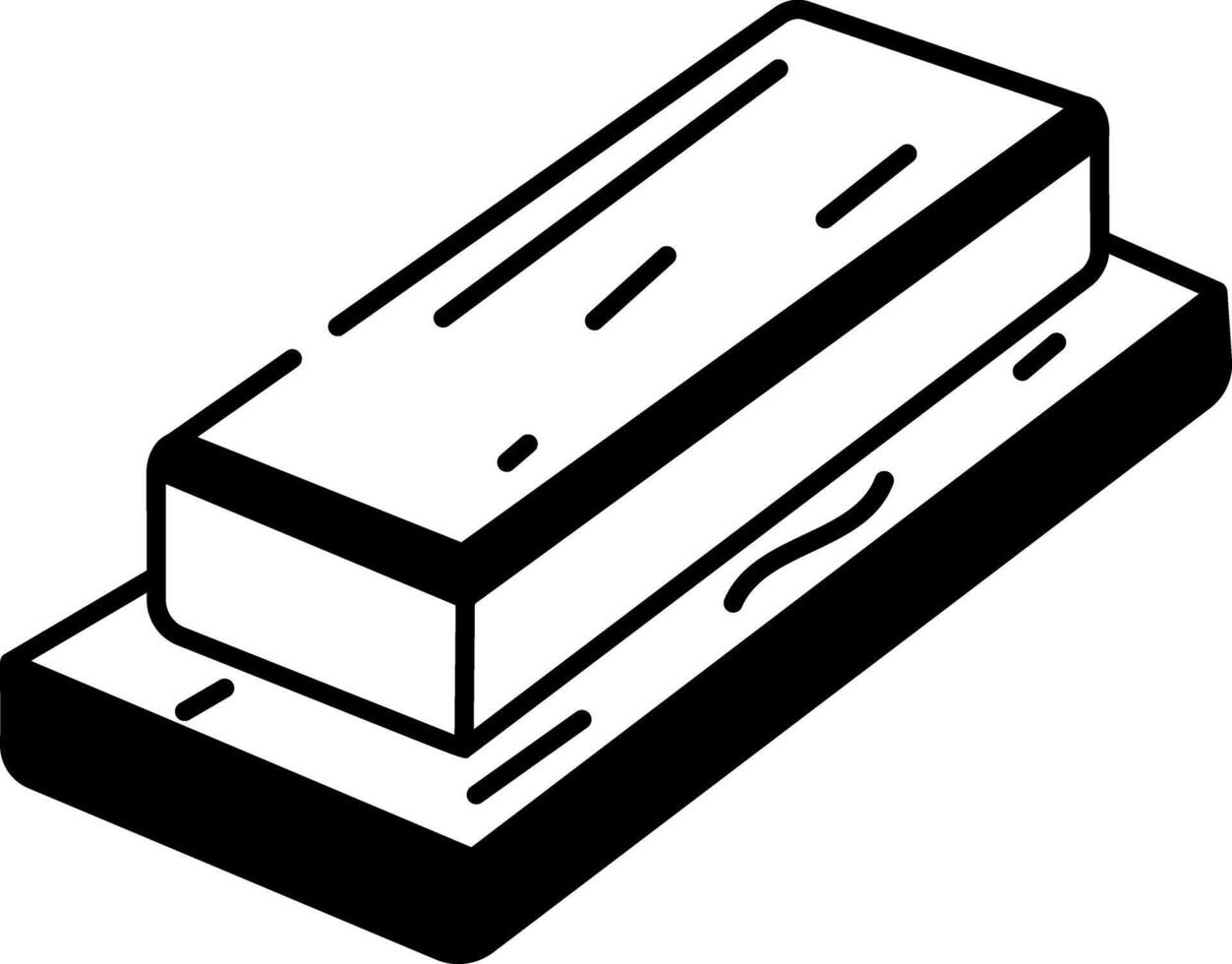 Blade sharpener icon in hand drawn style vector