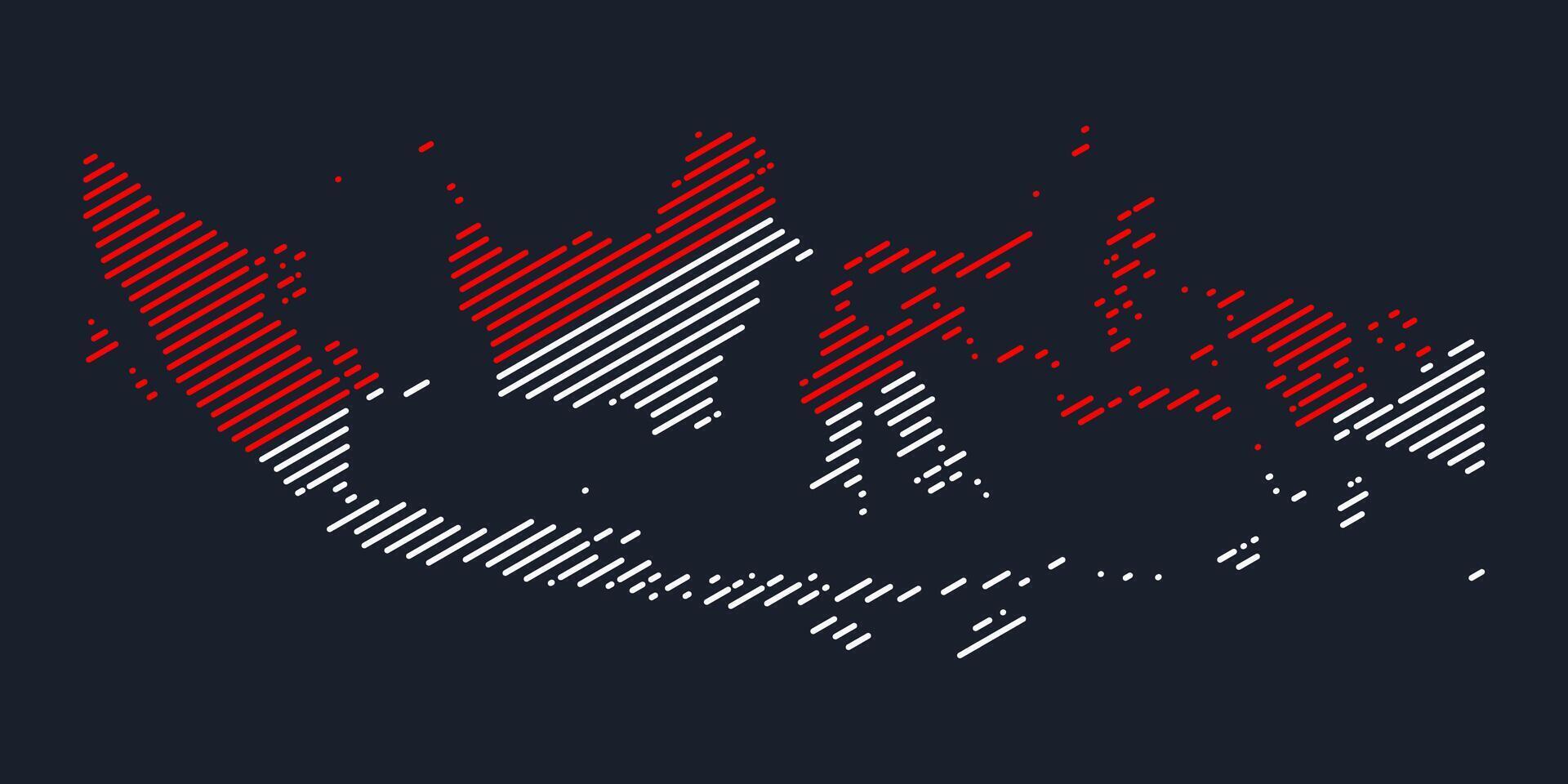 Indonesia Map template vector