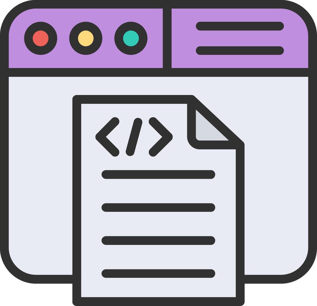 Coding Clean UI Concept vector