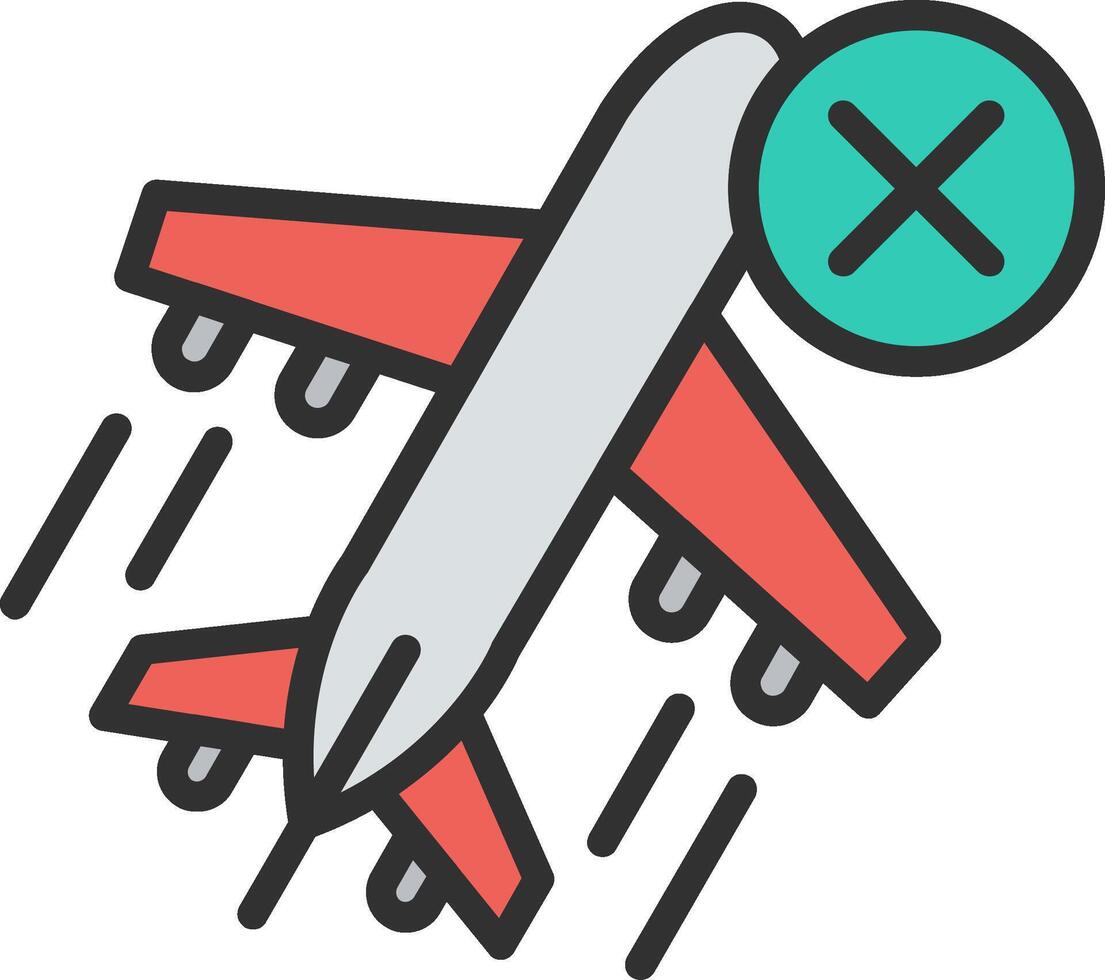 Cancelled Bold App Graphic vector