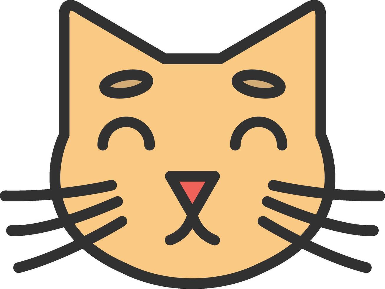 Cat Subtle UI Graphic vector
