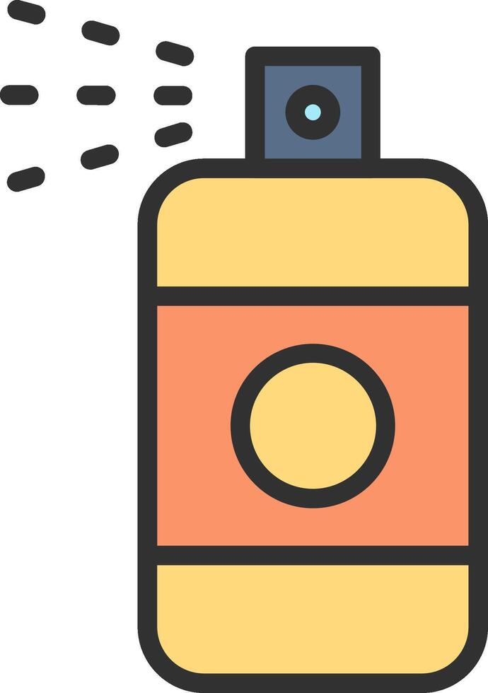 Spray Outlined Frame Object vector